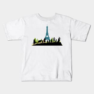 Fellowship - Paris Skyline Kids T-Shirt